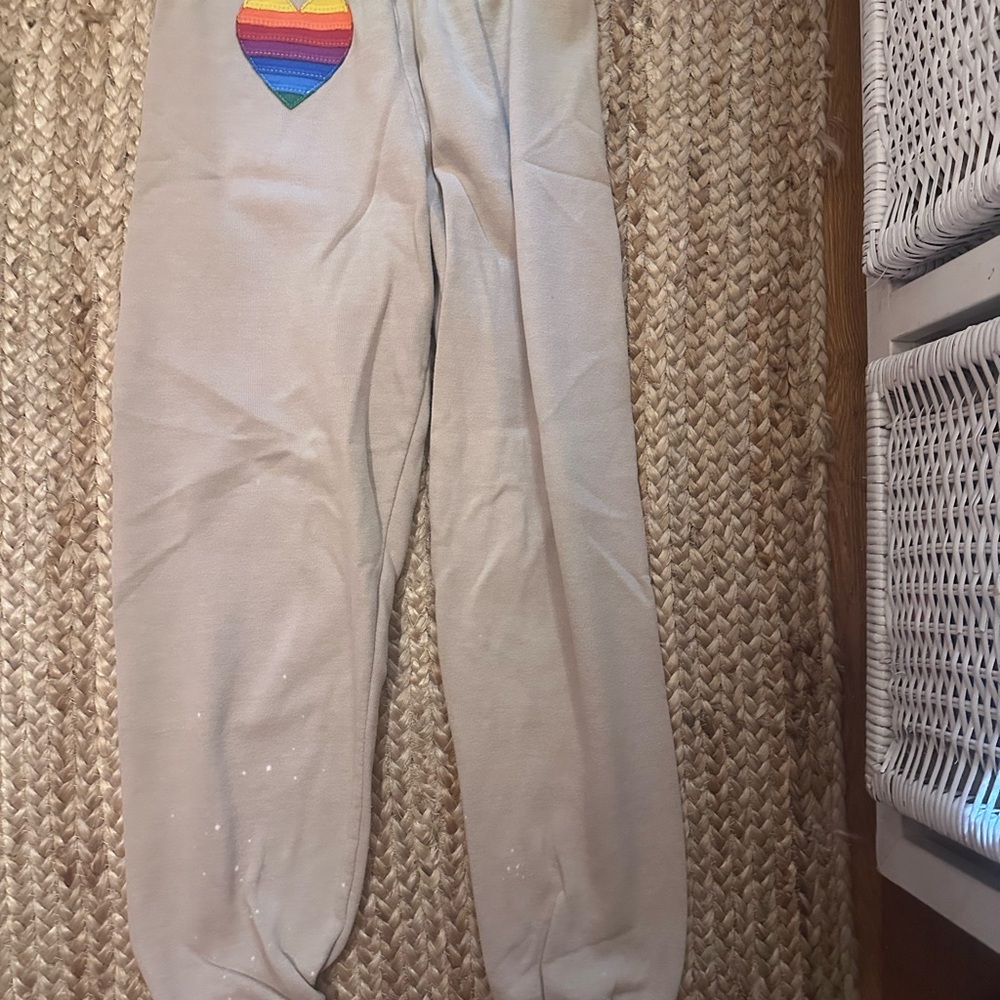 Aviator Nation Cream and Red Track Pants for Effortless Comfort